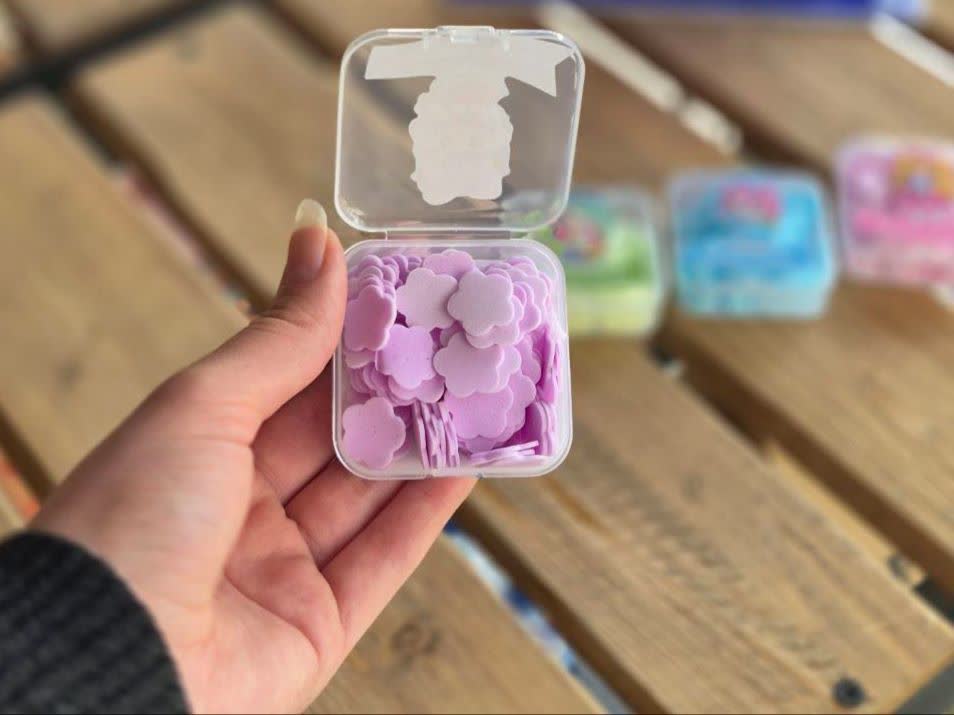 صابون ورقه ای فانتزی